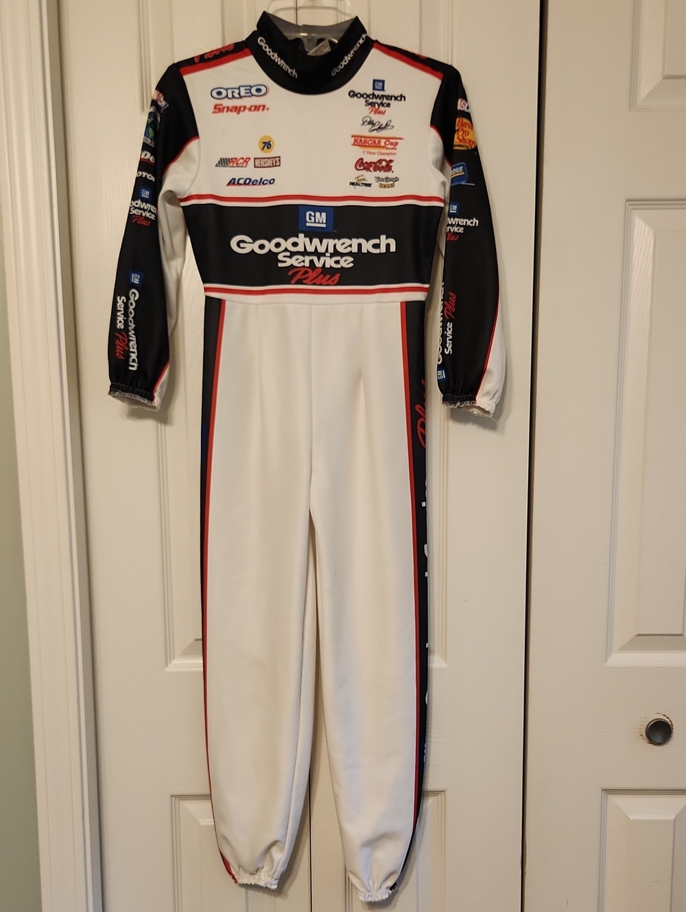 Vintage Kids Dale Earnhardt Goodwrench Service Racing Go Kart  Jumpsuit Costume